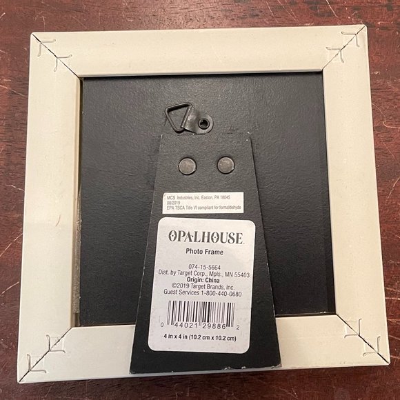Opalhouse Accents New Opalhouse Photo Frame White With Gold Paint 4